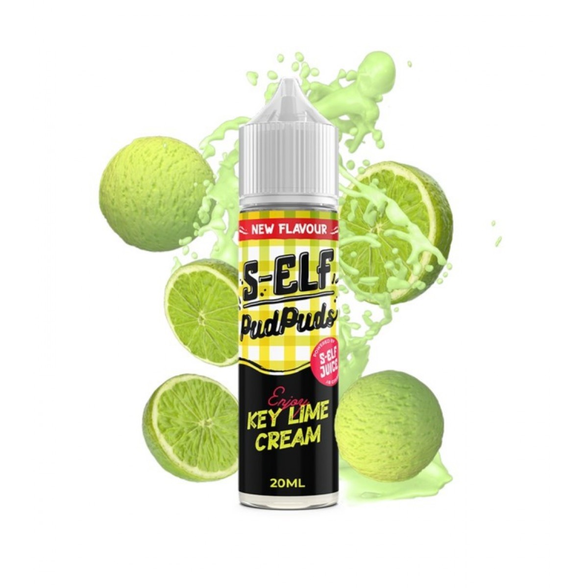 S-Elf Juice Pud Puds Keylime Cream Flavour Shot 20ml/60ml